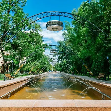 Nadezhda Apartments On Abay Avenue 59 Almaty Exterior photo